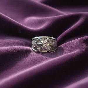 Flower of Life - Pure Silver Ring