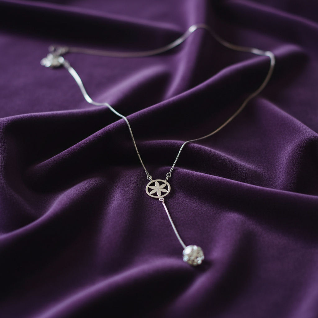 World Blooms Silver Necklace