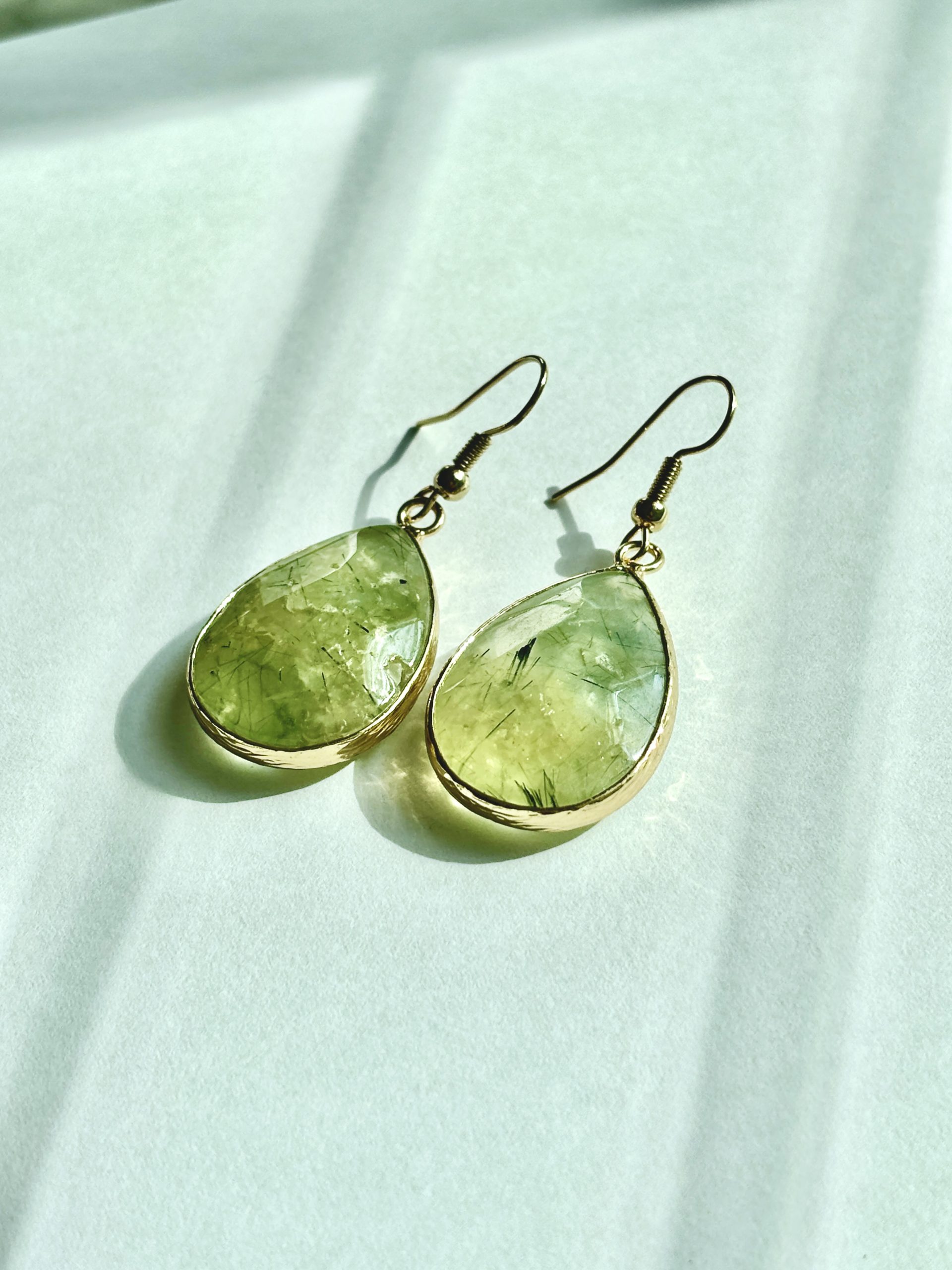 Stone Drop Earrings - Image 2