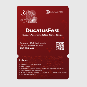 DucatusFest 2026 Bali - With (Single) Accommodation